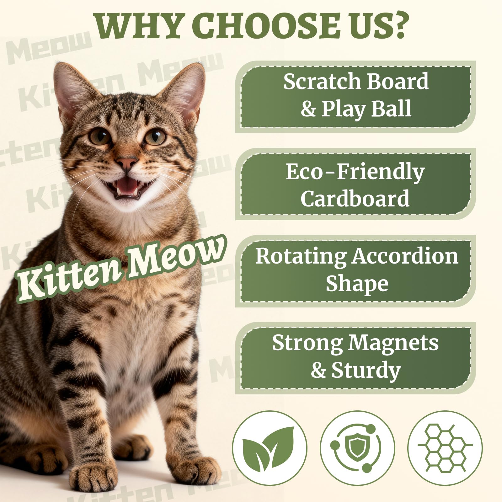 VOXGET bolas y campanillas interactivas para gatos, estimulan juego y ejercicio
