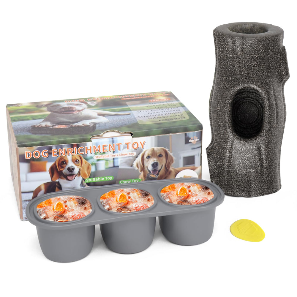 VOXGET Perro grande se mantiene ocupado gracias a los bloques de sabor helado.