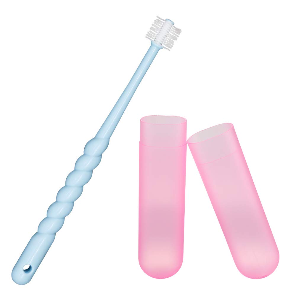 VTurboWay cepillo dental 360° con mango ergonómico para cachorros