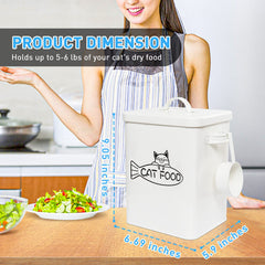 Vumdua capacidad 5-6 libras, ideal para comida seca o premios.