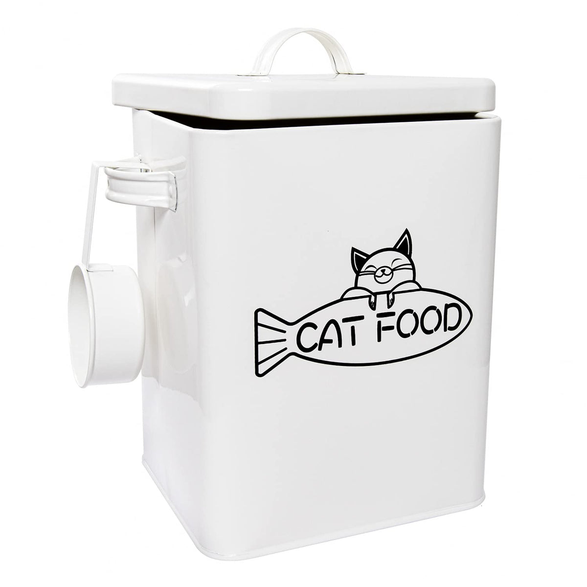Vumdua contenedor alimento mascotas con tapa hermética, mantiene la comida fresca.