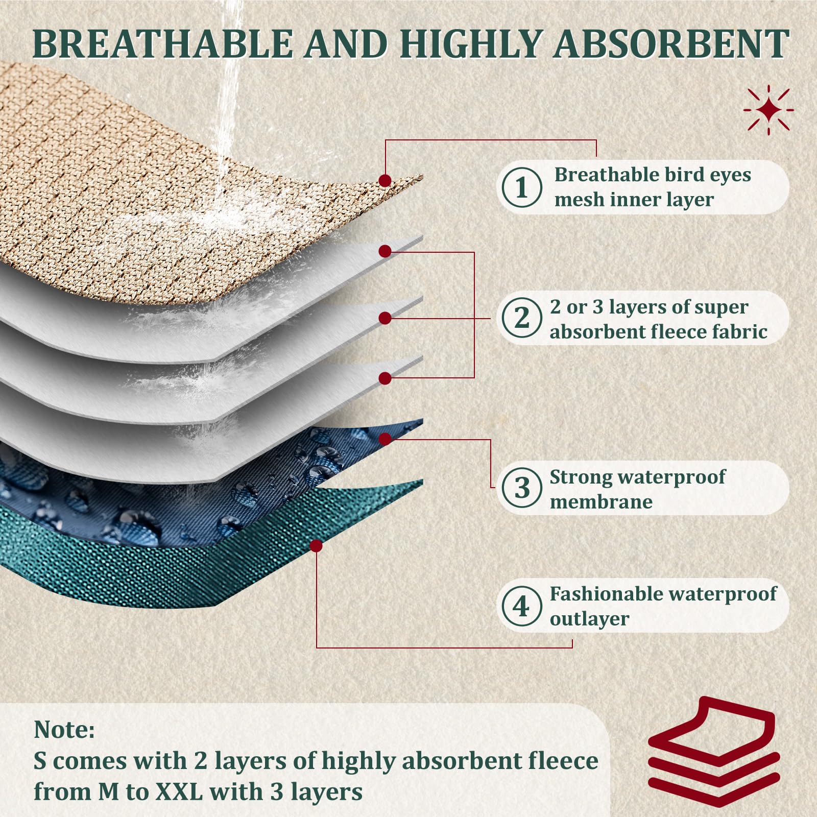 VUNCESSIN cierre Velcro doble y resistente para un ajuste seguro.
