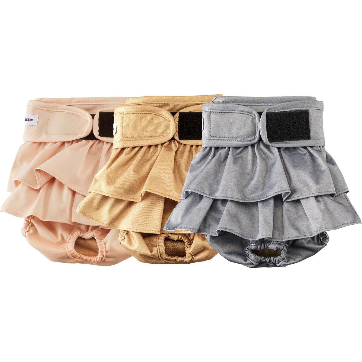 Pañales VUNCESSIN para perras XXL, frontal, absorbentes y fáciles de colocar.