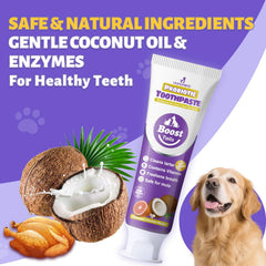 Cepillo doble VVHOMIFE para perros, limpieza profunda de dientes.