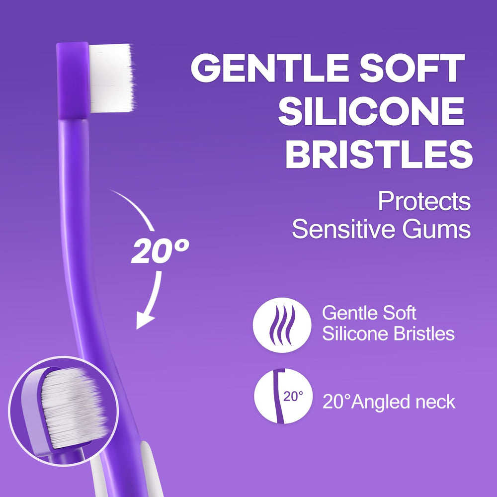 VVHOMIFE cerdas ultra suaves para encías sensibles y cepillado cómodo