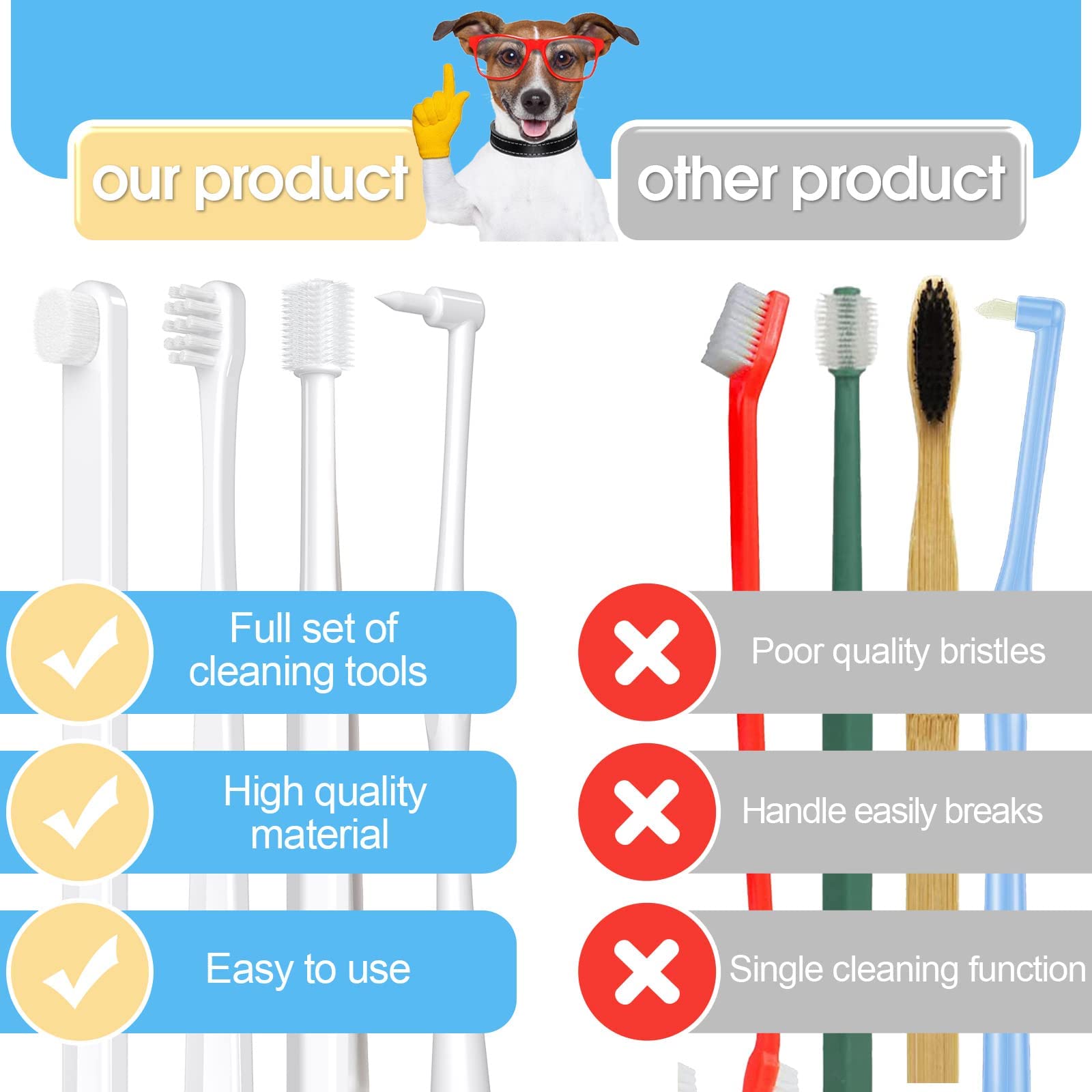 VVHOMIFE registro salud dental para perros facilita seguimiento