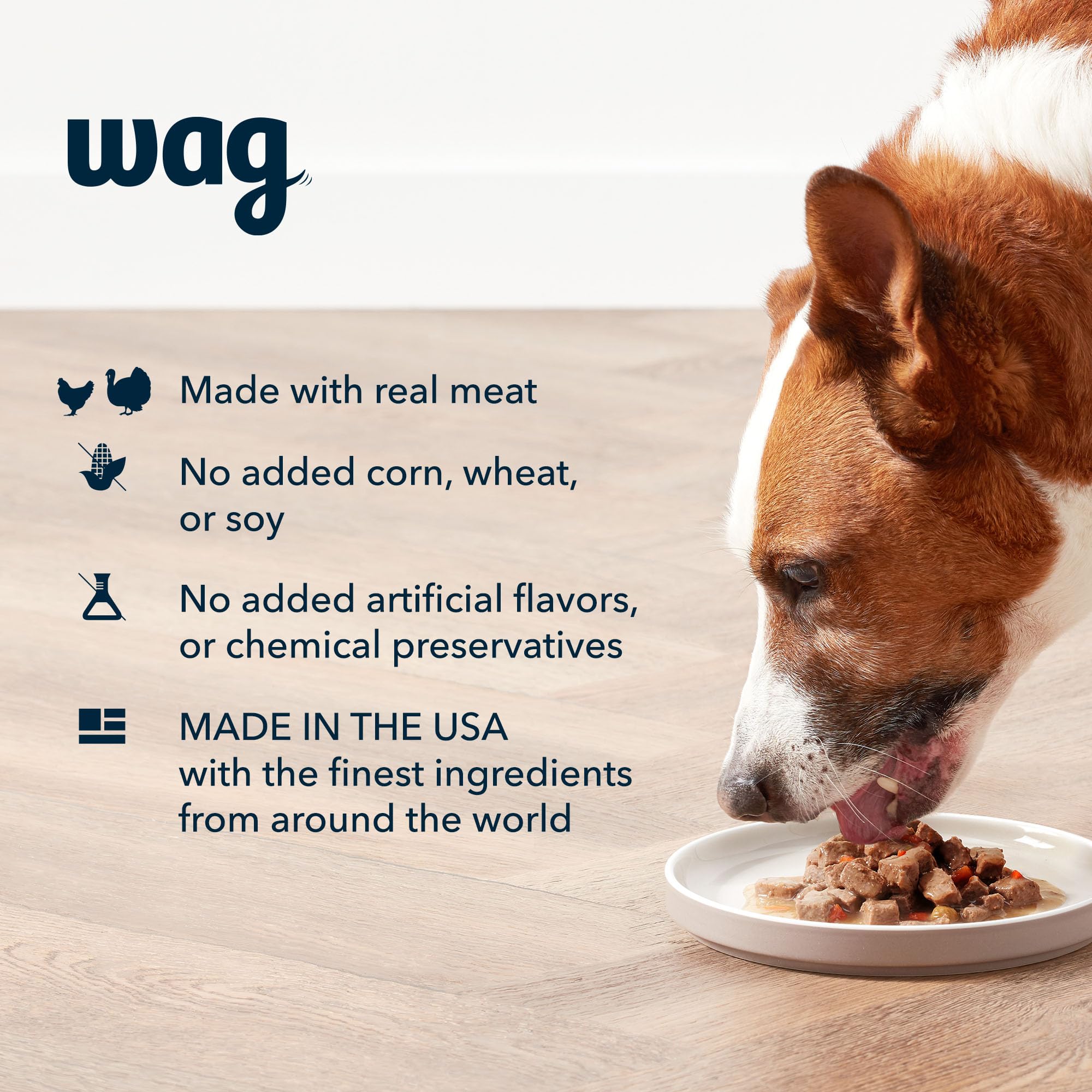 WAG guiso con gravy y verduras, complemento perfecto para comida