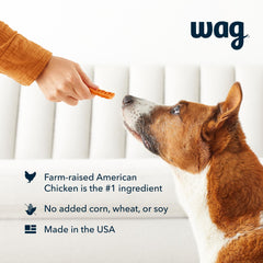 Serving portion of Wag bites for training or rewards