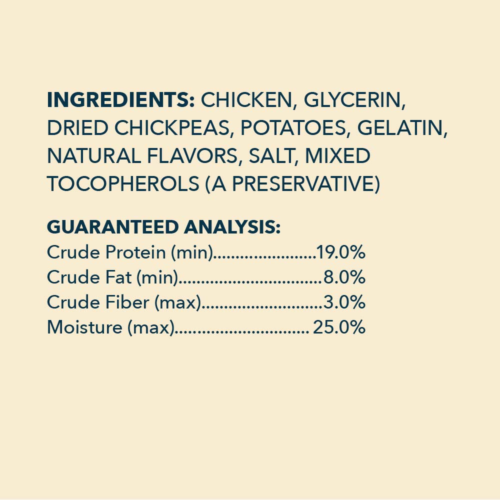 WAG etiqueta hecha en EE. UU. con ingredientes de calidad.