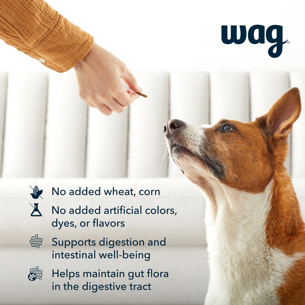 Las gomitas Wag tienen textura sabrosa para perros