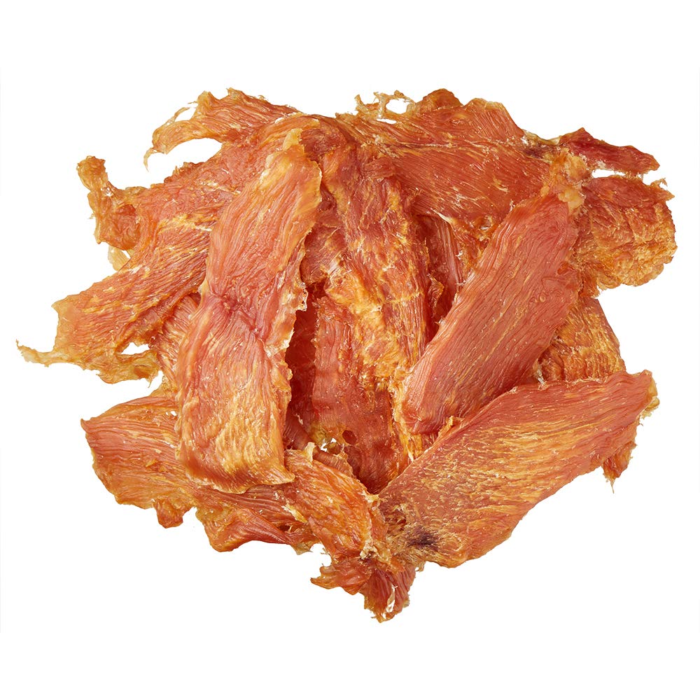 WAG tiras de pollo: textura masticable para perros activos