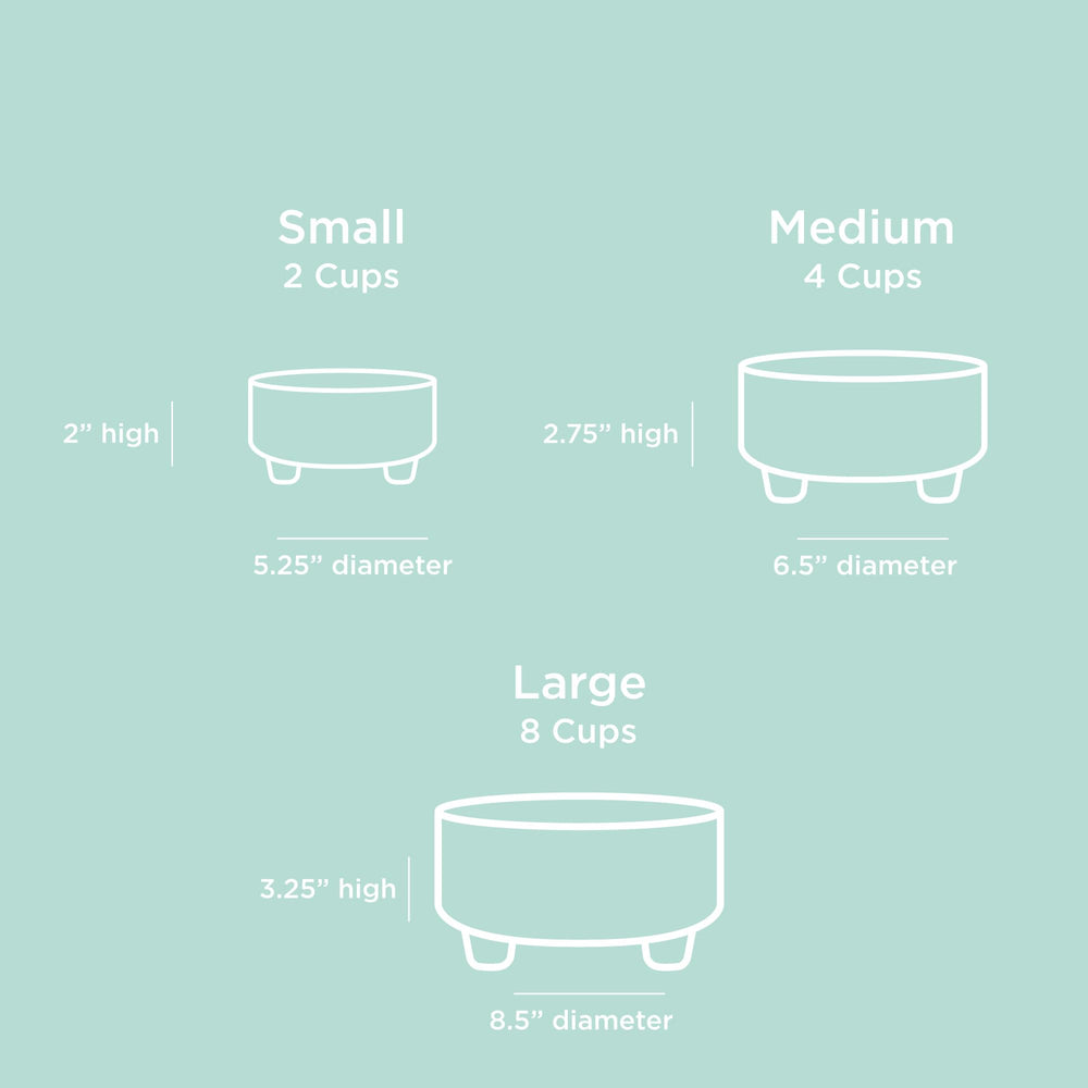 Tazón Waggo Uplift diseño moderno blanco para cocina