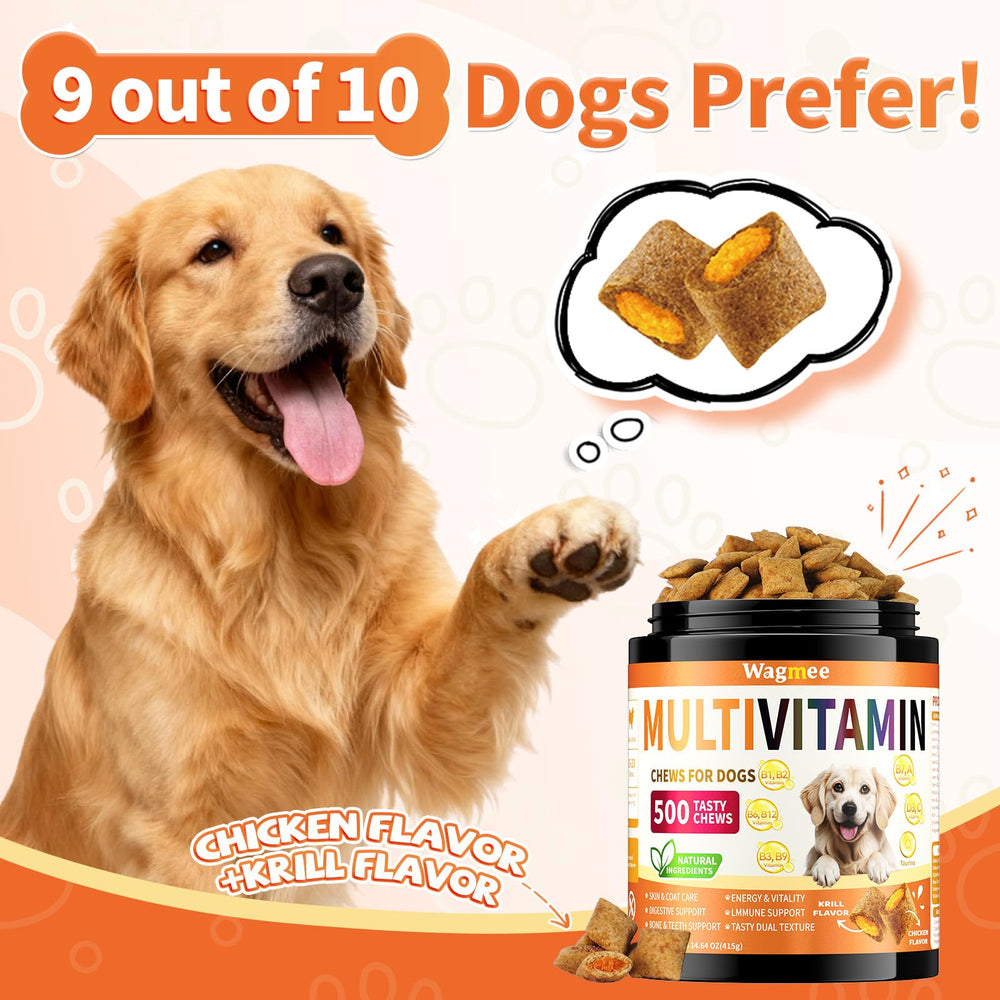 Wagmee vitaminas para perros, taurina para apoyar función metabólica y digestiva.