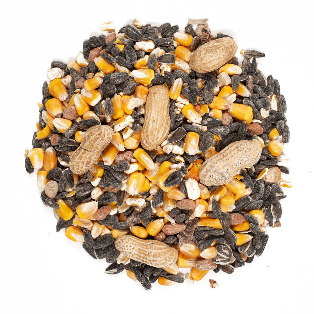 Wagner's Backyard Wildlife Food listo para colocar en suelo o plataforma.