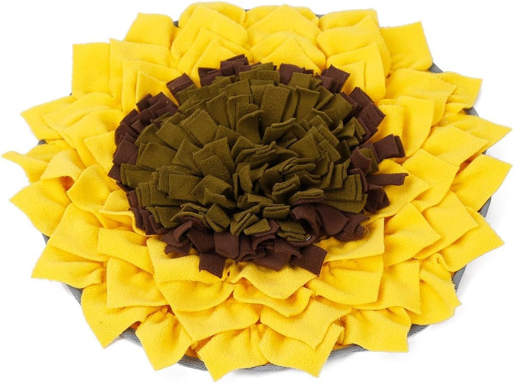 Wagorific alfombra olfato girasol grande para perros, fomenta exploración sensorial.