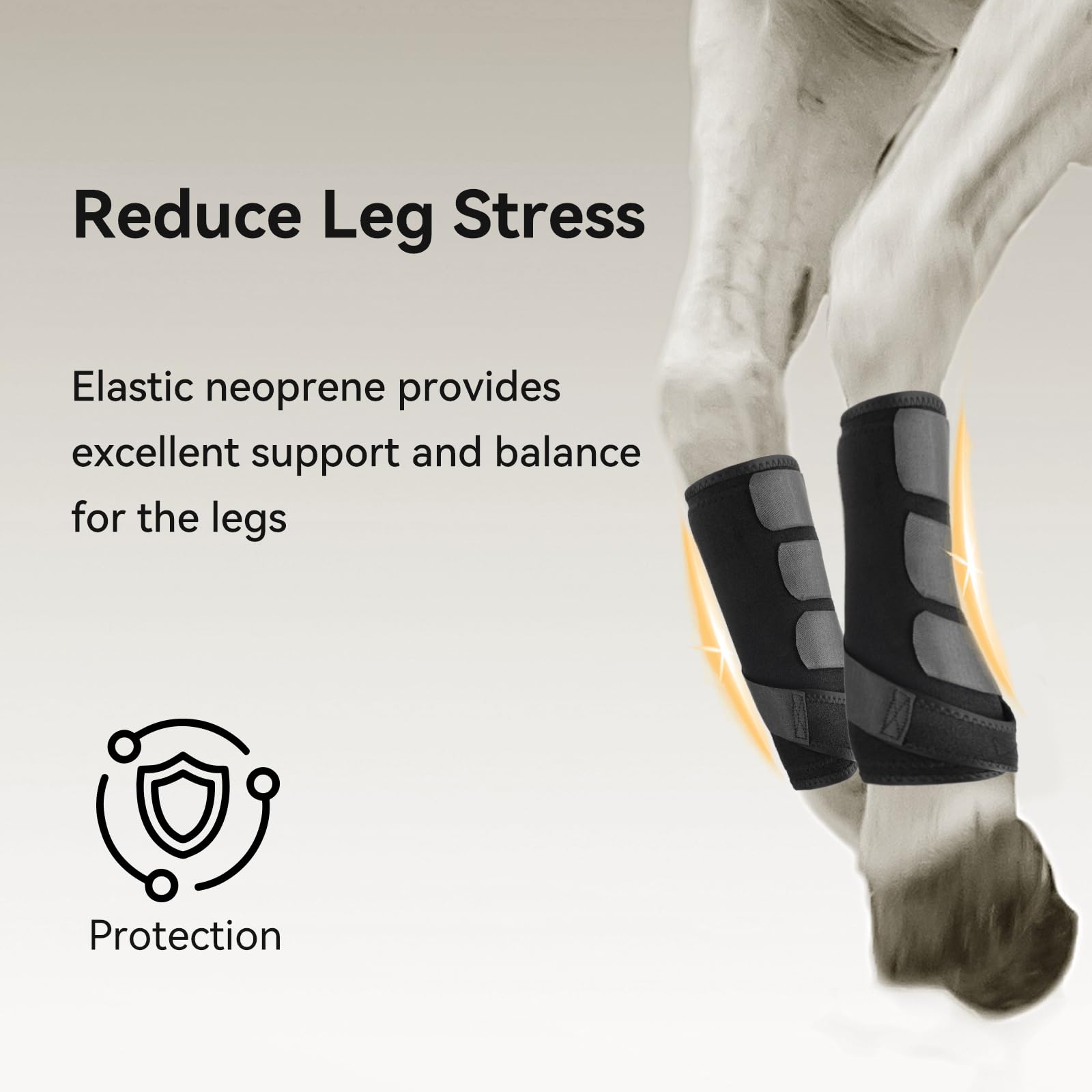 Botas para caballos Wagrvuy, diseño transpirable que mantiene cómodo durante entrenamientos