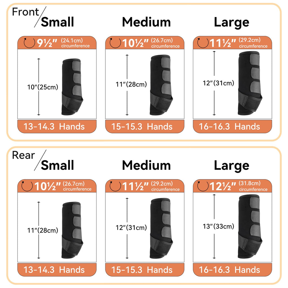 Wagrvuy botas deporte caballos, vista lateral, ajuste seguro con velcro para estabilidad