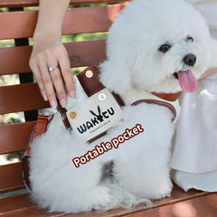 Wakytu correa ajustable para perros facilita paseos sin cansancio.