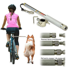 WalkyDog Plus: correa de bici fácil de montar para paseo seguro