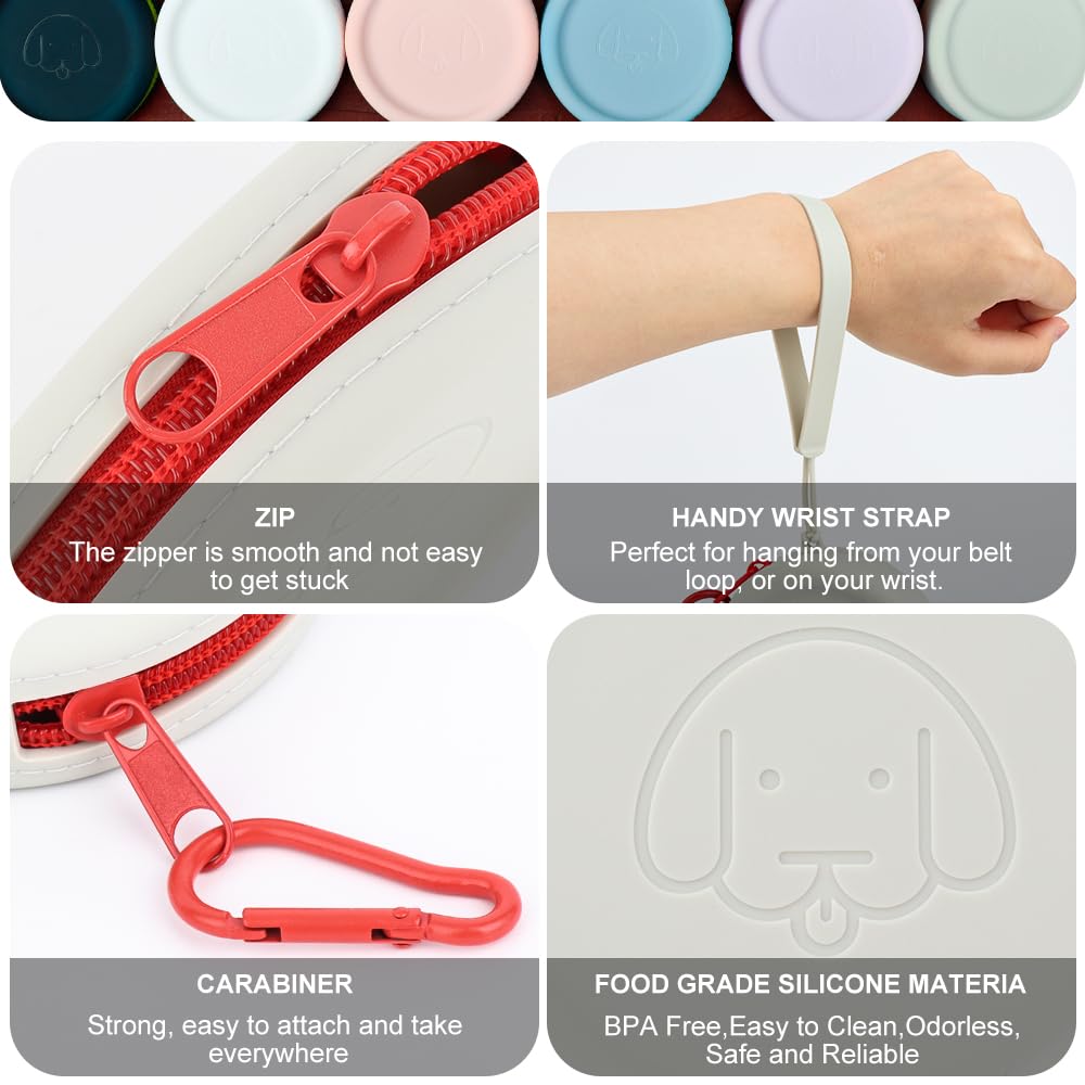 WALLFID sistema de acople para cinturon y pulsera, transporte cómodo durante paseos.