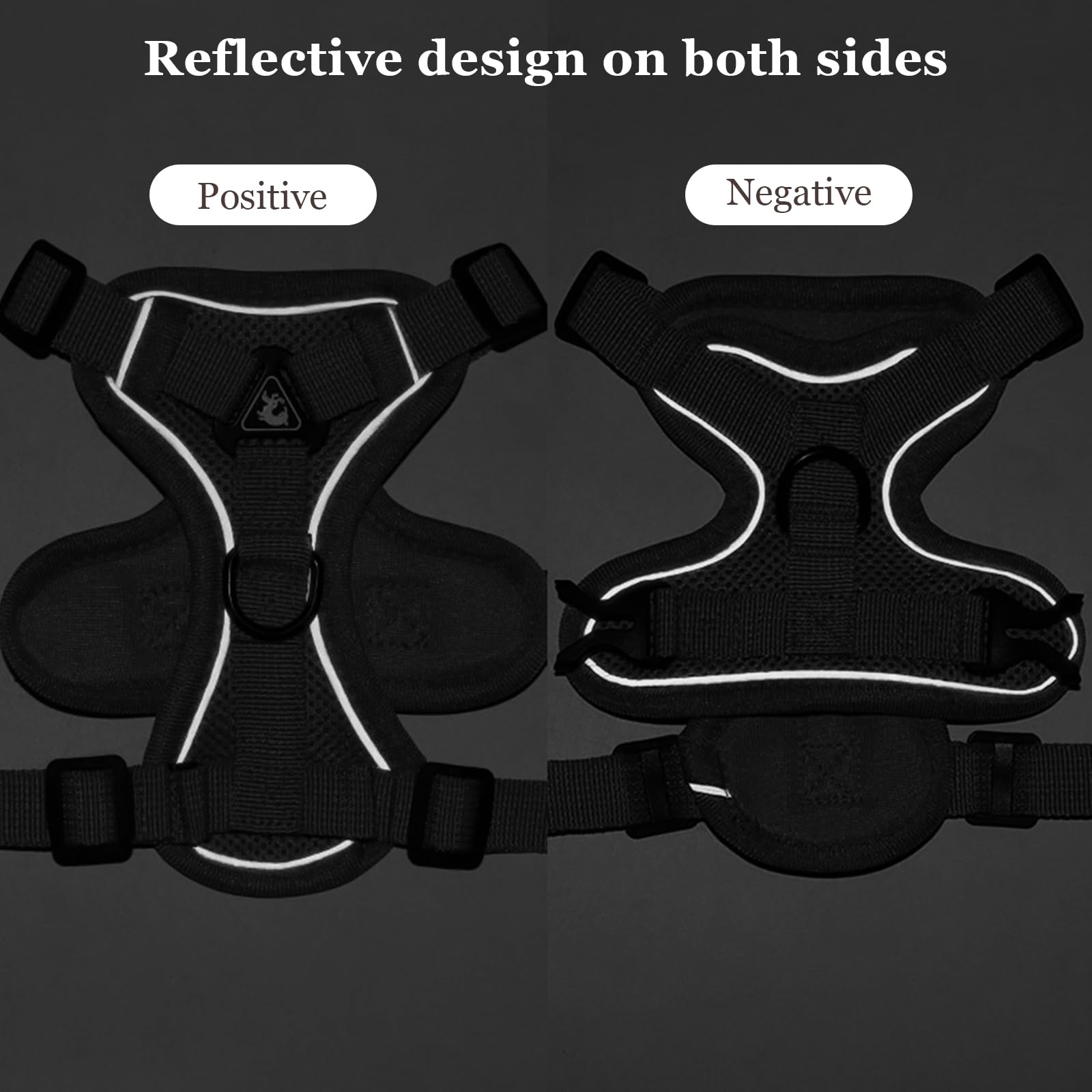 Wanheart diseño reflectante pecho-gato mejora visibilidad nocturna.