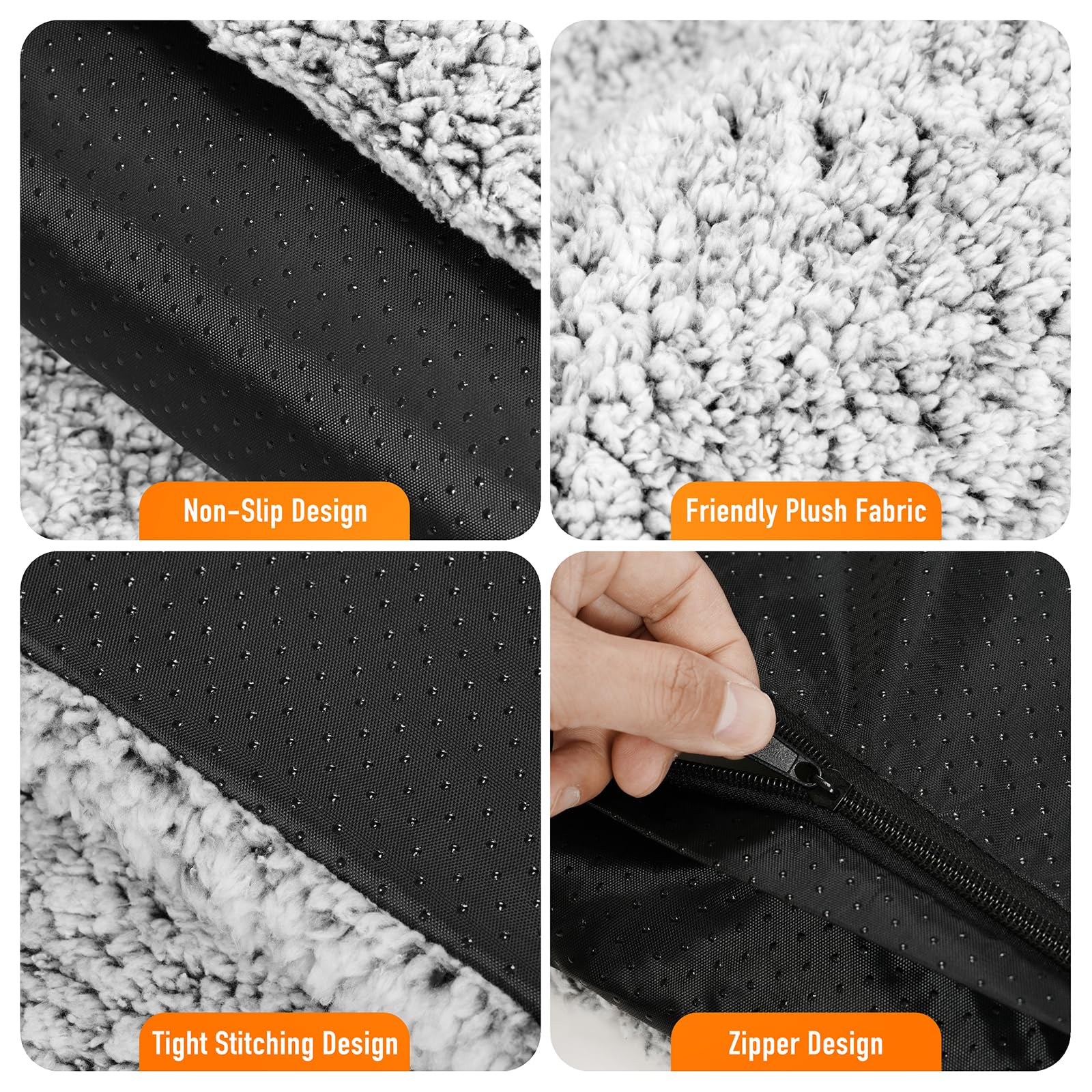 Funda desmontable y lavable WanpeeGoo para higiene fácil.