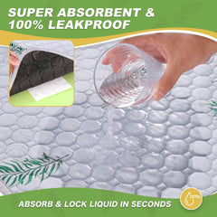 WanpeeGoo pad con absorción alta para perros, mantiene superficies secas