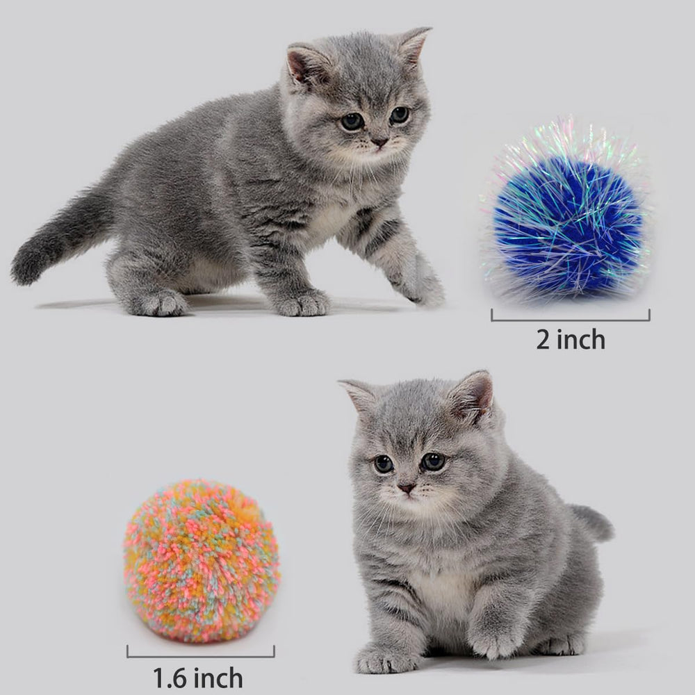 Set de 14 piezas Waodoing para gatos, fomenta exploración y juego compartido.
