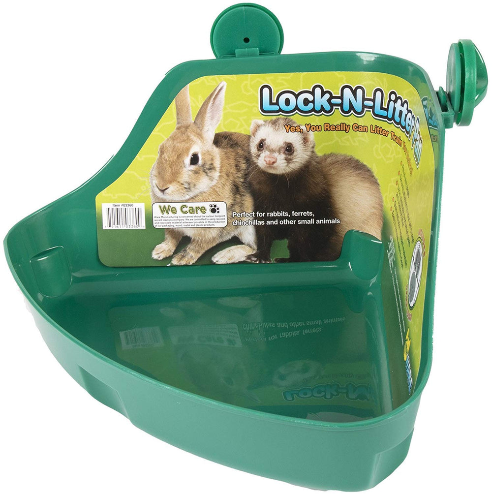 Ware Manufacturing Lock-N-Litter, cierre seguro para uso estable y fácil limpieza