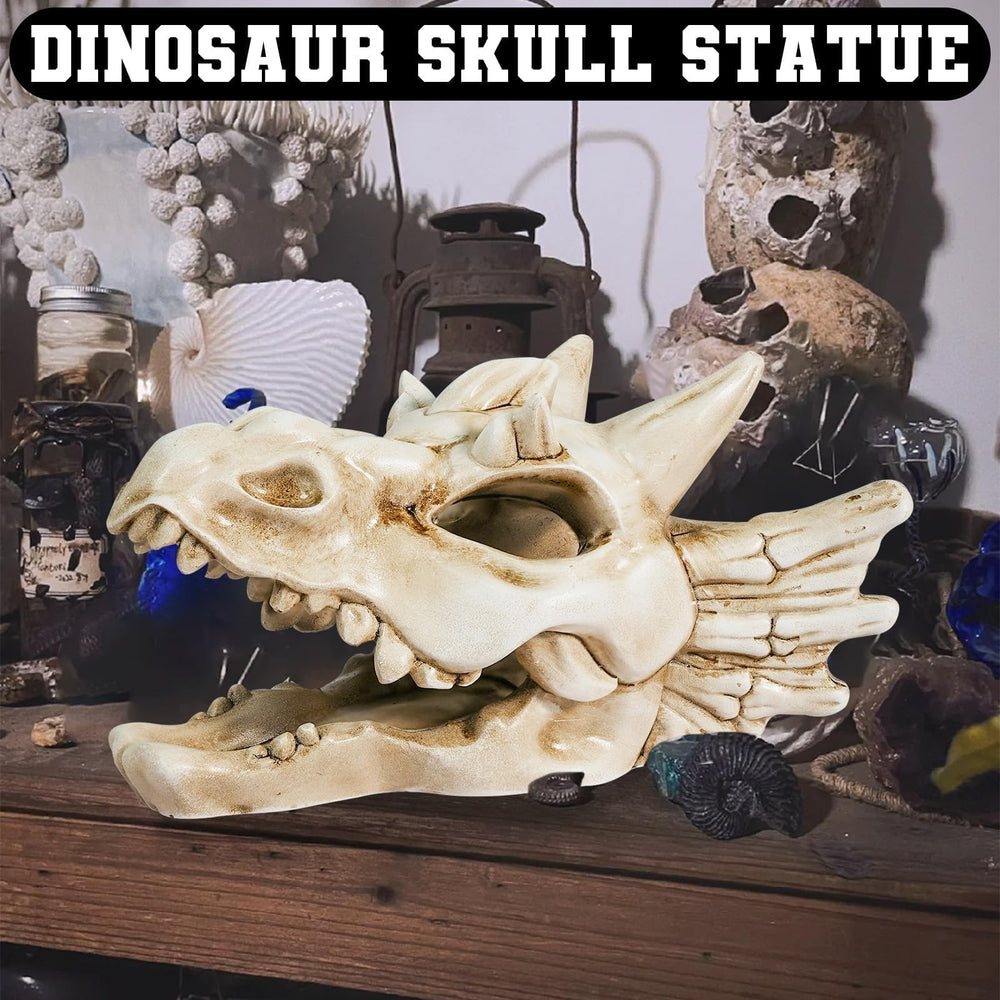 Warmtree regalo-dinosaurio-craneo-arte, opción de regalo única para amantes de la decoración.