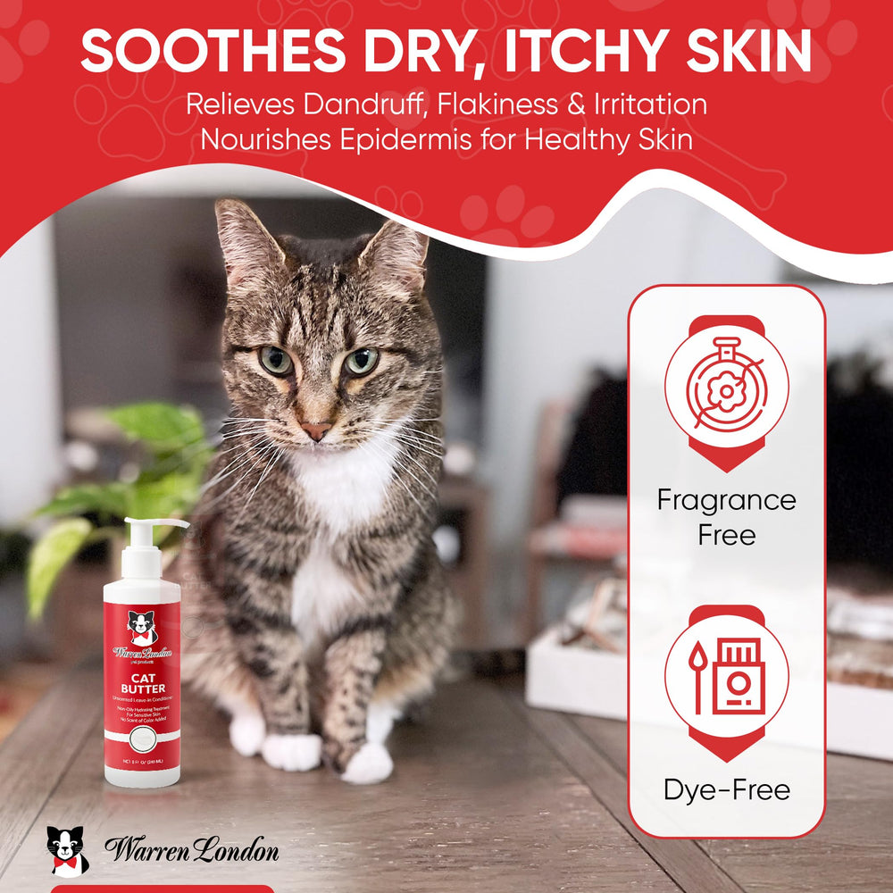 Fórmula sin fragancia y suave para gatos sensibles, Warren London.