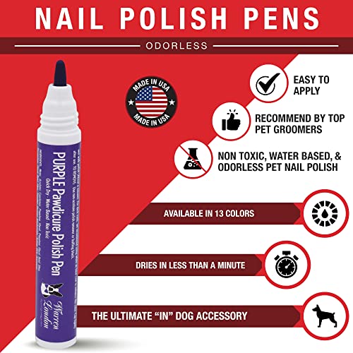 Pawdicure Warren London en acción, precisión para uñas caninas.