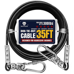 WATFOON cable para perros, rotativo 360 grados, facilita movilidad al exterior.