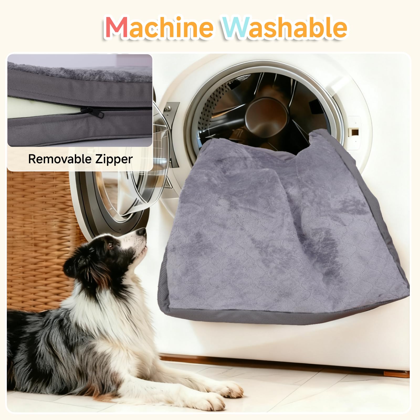 WayIMPRESS cama impermeable XL diseño reversible para uso interior y exterior.
