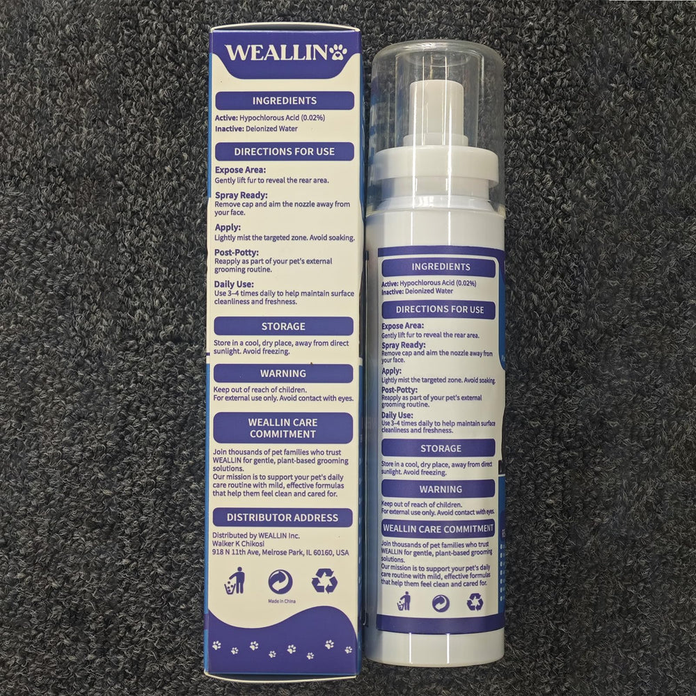 WEALLIN hipoalergenico, menor irritación en mascotas