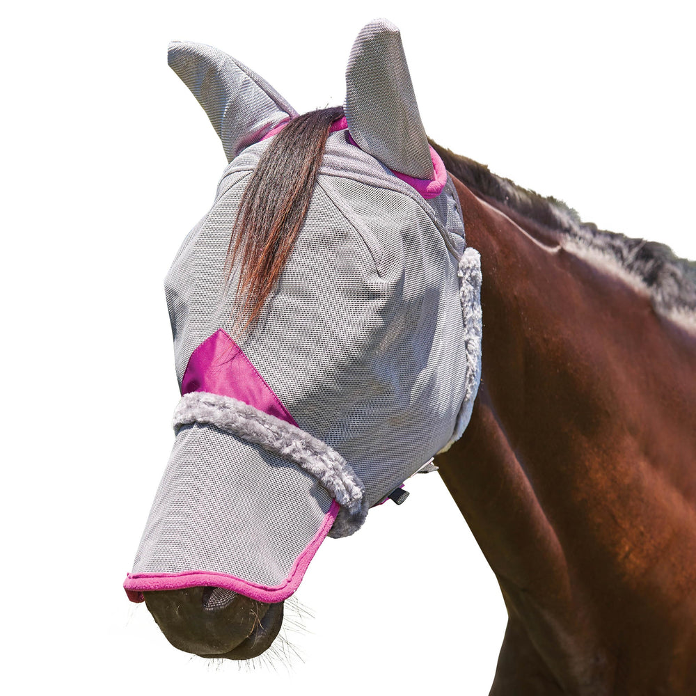 WeatherBeeta careta de malla para poni: orejas y nariz visibles para mejor control