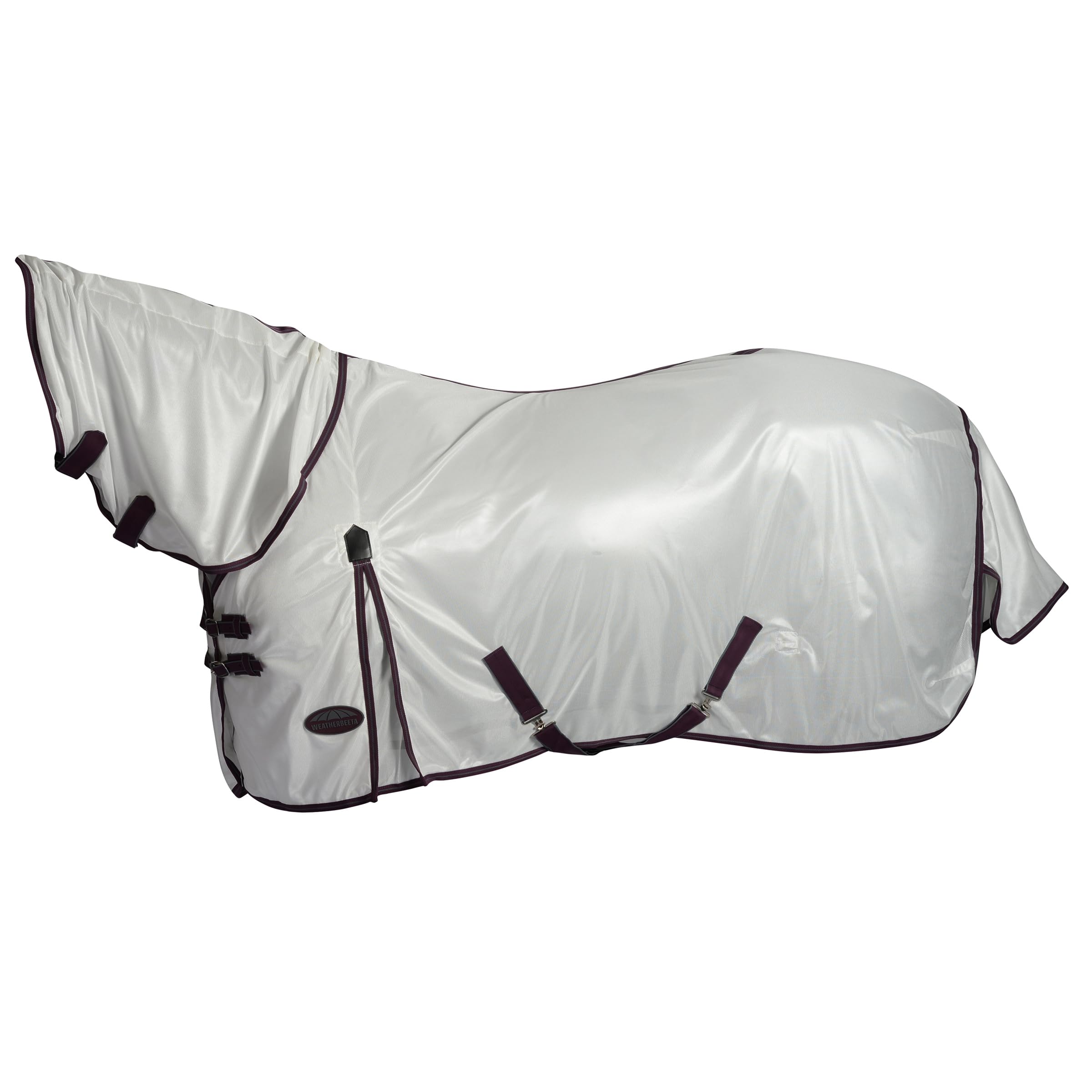 WeatherBeeta ComFiTec Esencial Malla II Cuello Combinado frente: malla transpirable para caballos activos.