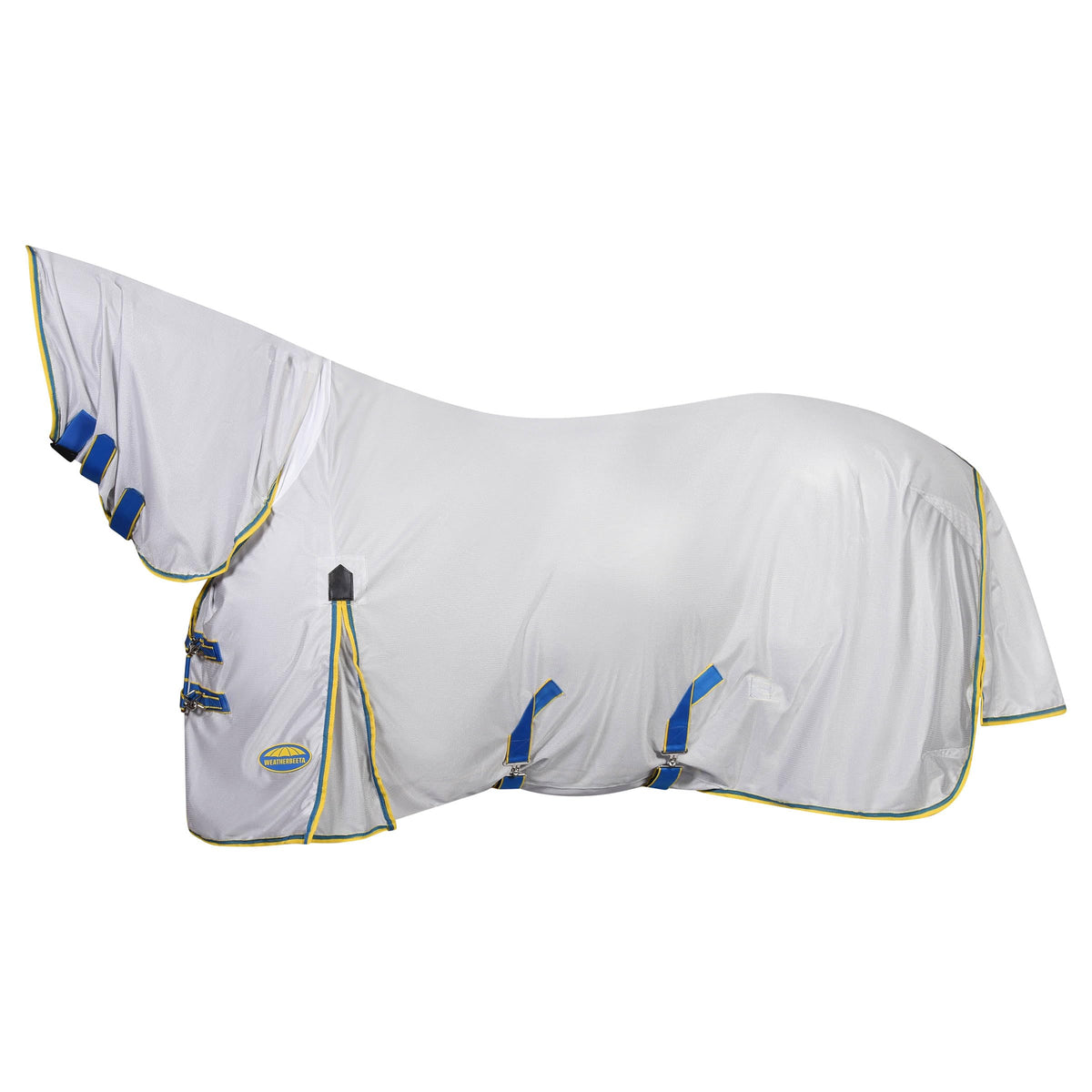 WeatherBeeta Zephyr Plus frontal, excelente ventilación para caballos activos.