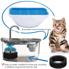 Filtro de repuesto WECATION para fuente 2.5L ofrece agua fresca.