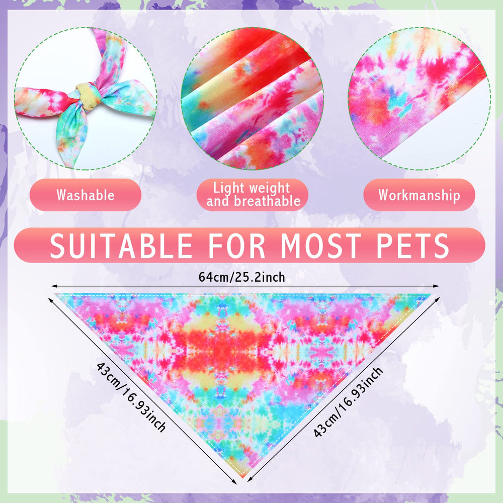 Bandana Weewooday para perro, textura suave de poliéster, cómodo de llevar.