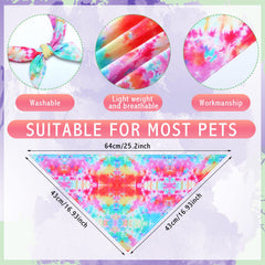 Bandana Weewooday para perro, textura suave de poliéster, cómodo de llevar.