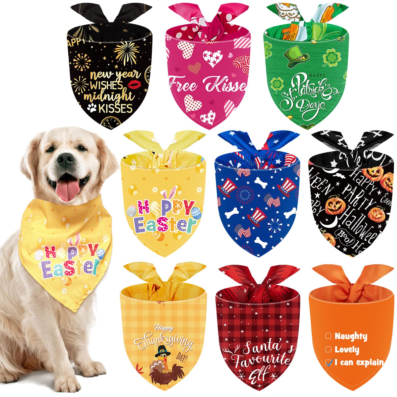 Weewooday bandanas para perros, 9 diseños para salidas y fiestas.