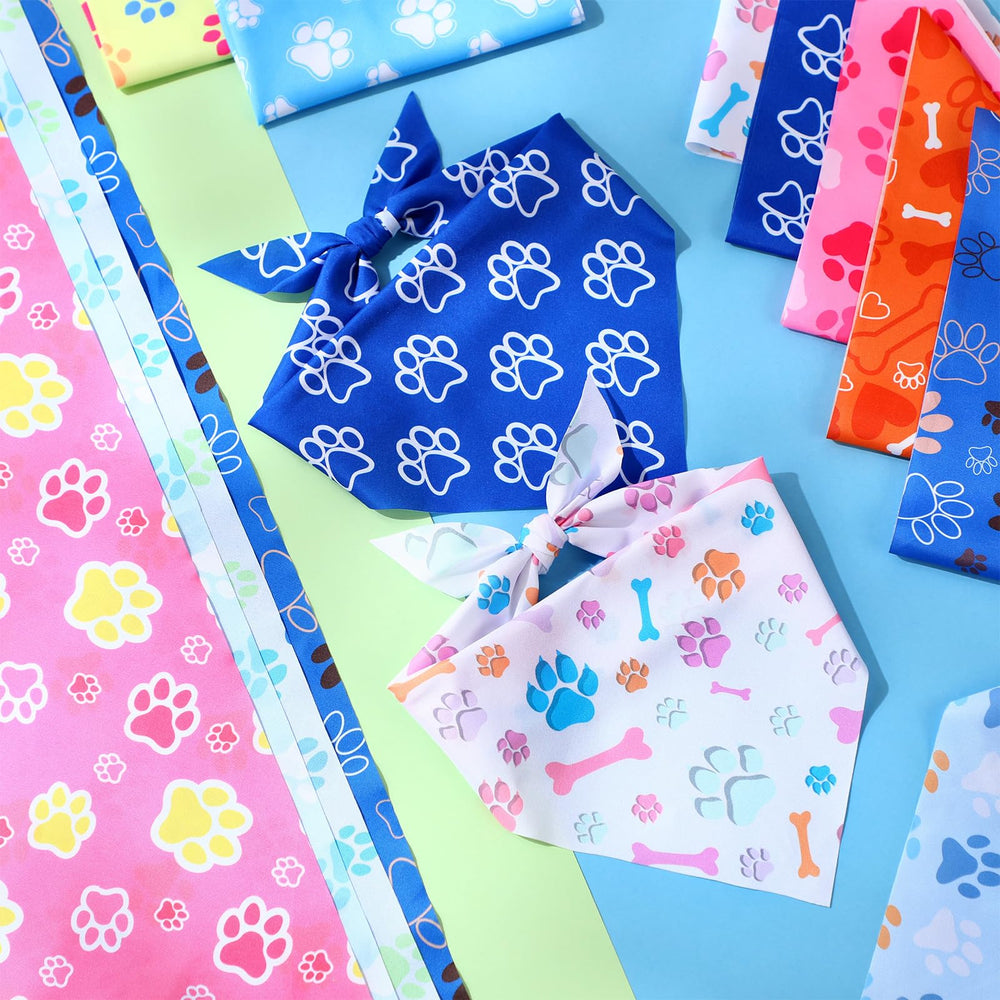 Bandanas Weewooday de poliéster suave, ligero y lavable para uso diario.