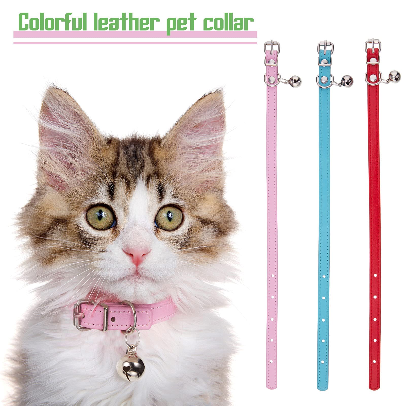 Collar Weewooday morado para gatitos, diseño duradero y cómodo.