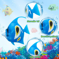 Weewooday ornamentos acuario peces flotantes realistas para ambiente marino