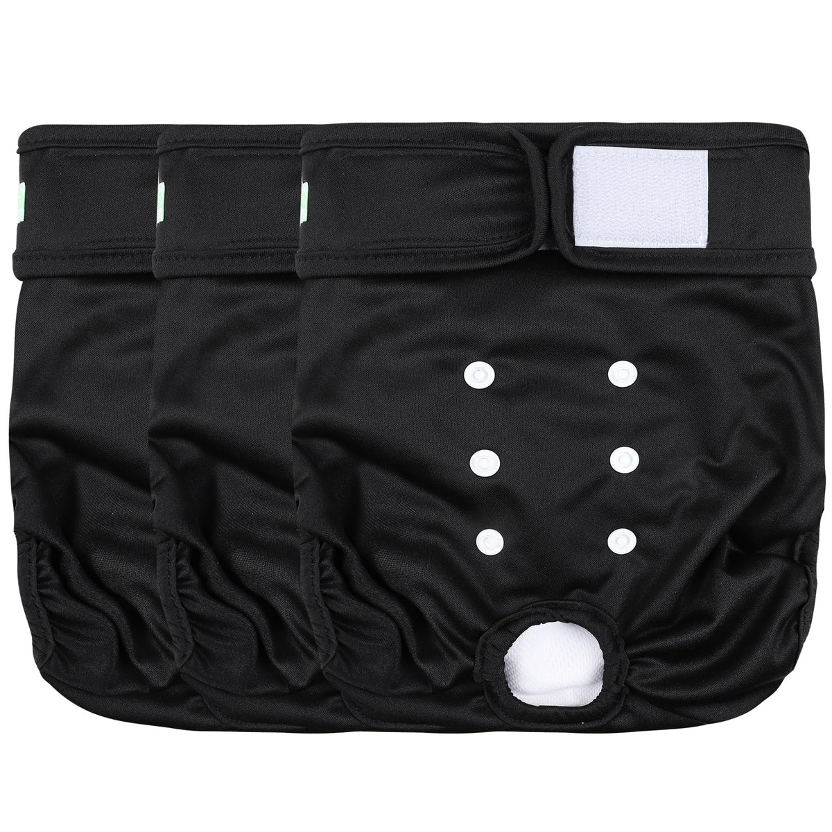 Pañales Wegreeco para perros femeninos con ajuste cómodo y seguro.