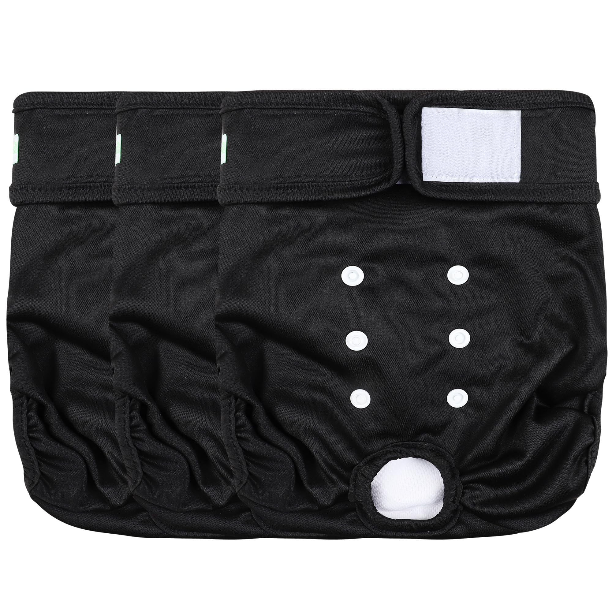 Pañal Wegreeco para perra femenina: ajuste cómodo, reutilizable y absorbente.