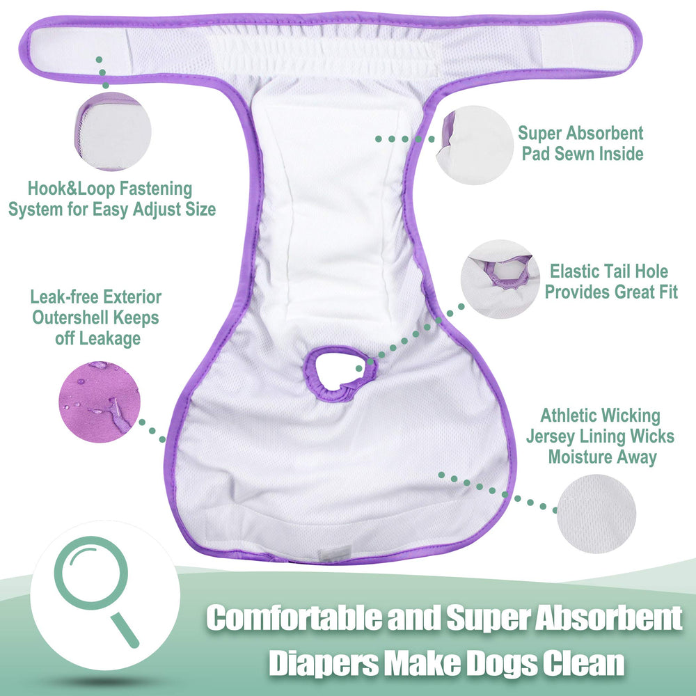 Absorción integrada Wegreeco mantiene a la mascota seca y cómoda.