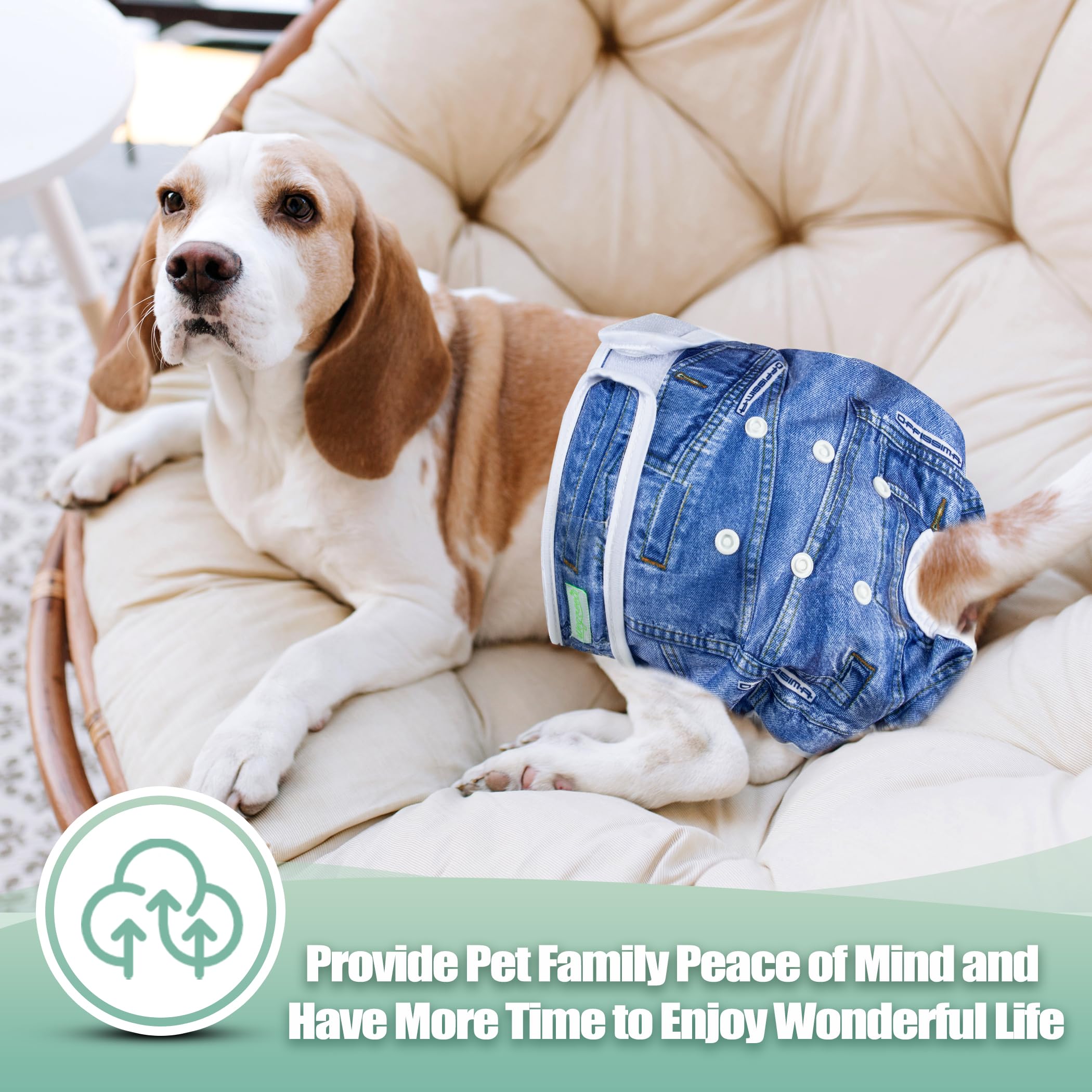 Pañales Wegreeco con capa antiderrame para proteger muebles.