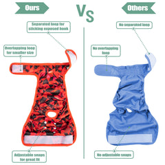 Pañales Wegreeco para perras femeninas con interior suave para mayor comodidad